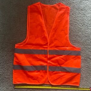 High Visibility Orange Safety Vest